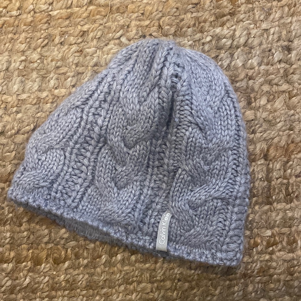 Calvin Klein Cable Knit Winter Hat